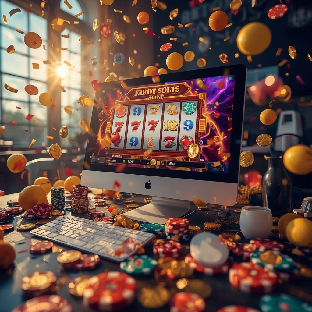 slot machines on the monitor GW CASINO